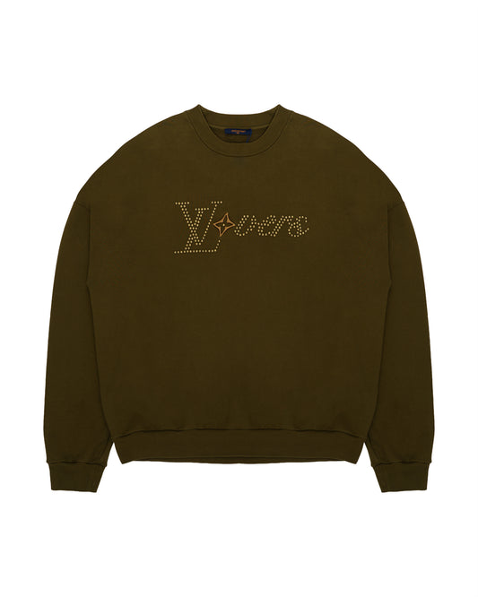 Louis Vuitton lovers khaki crewneck