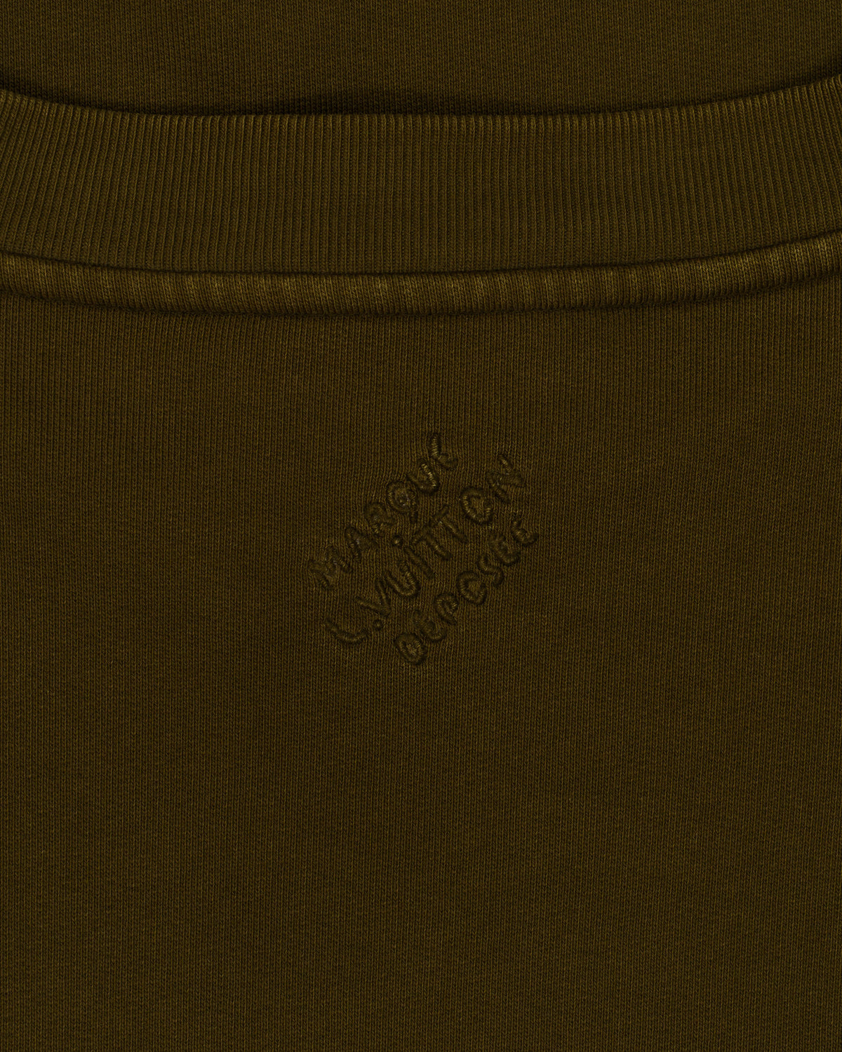 Louis Vuitton lovers khaki crewneck