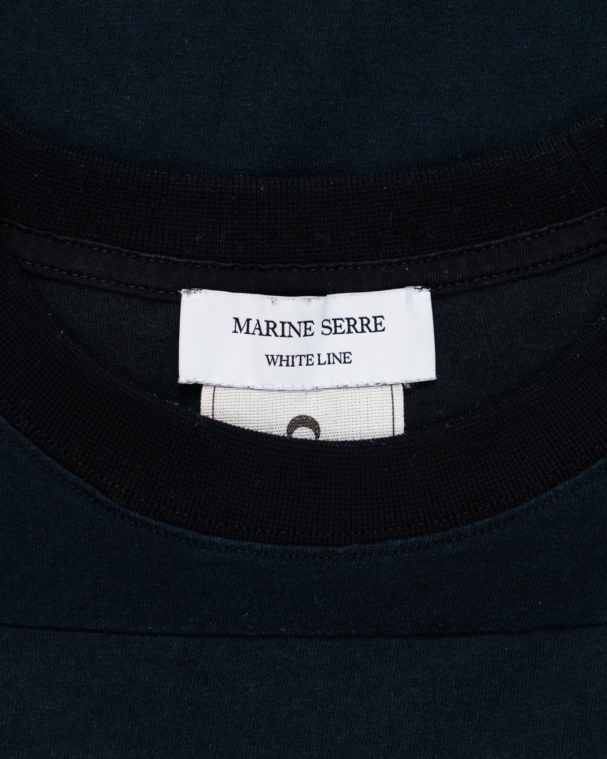 Marine Serre Regenerated Graphic Patchwork T-Shirt Black