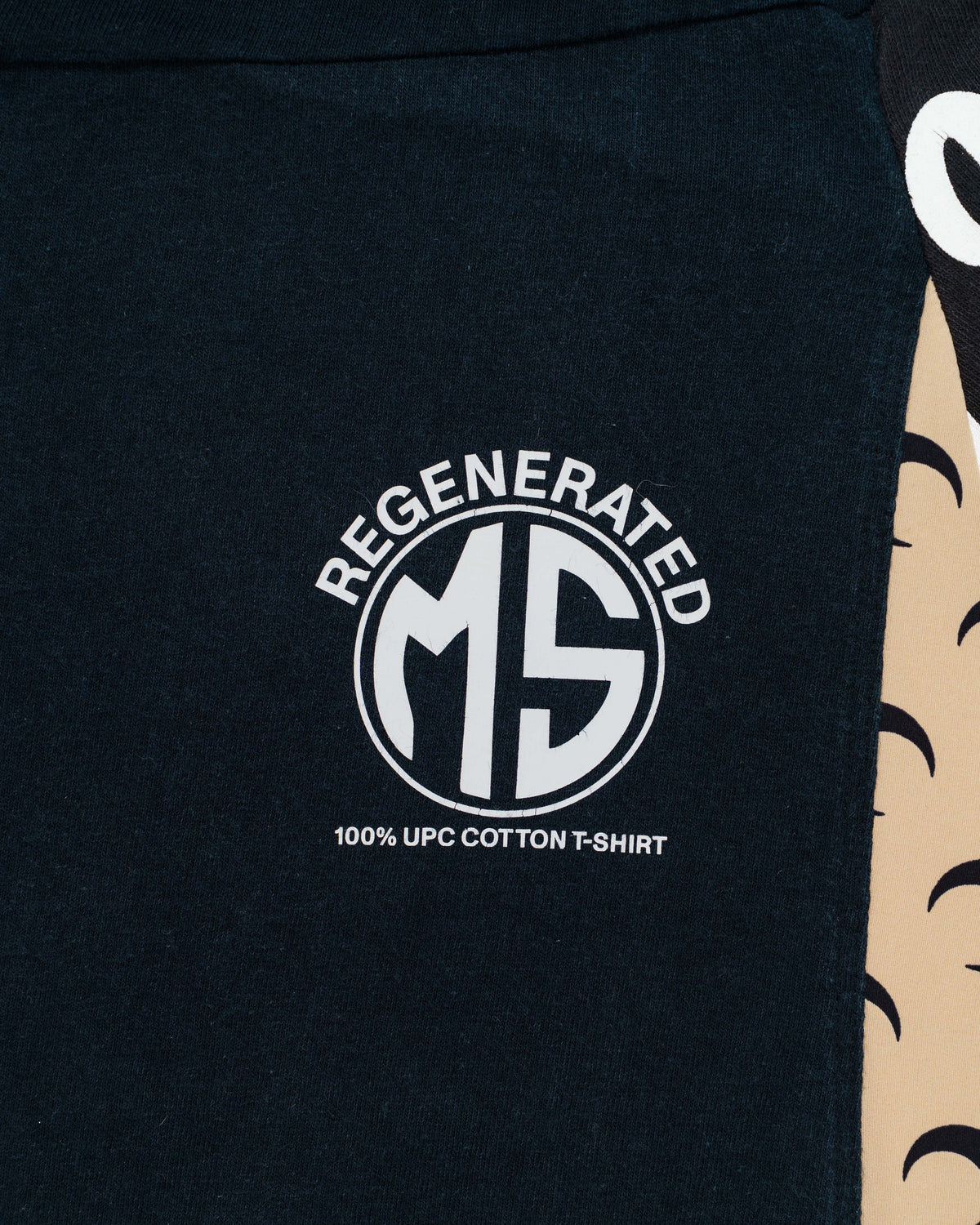 Marine Serre Regenerated Graphic Patchwork T-Shirt Black