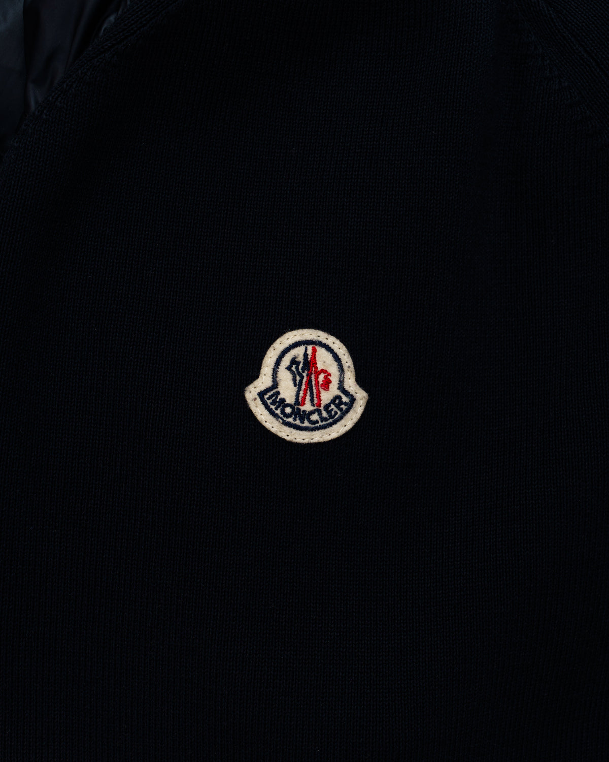 Moncler Hooded Hybrid Zip Cardigan