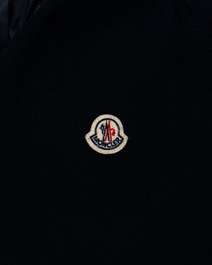 Moncler Hooded Hybrid Zip Cardigan