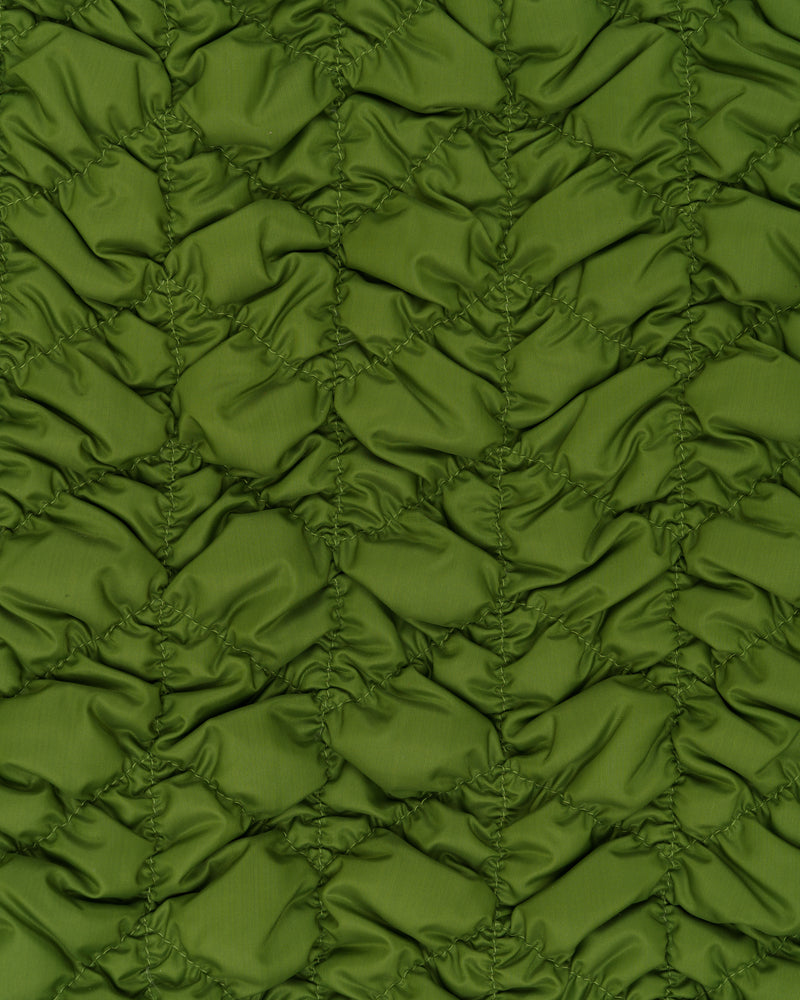 Moncler quilted nylon neon green mini skirt thumbnail