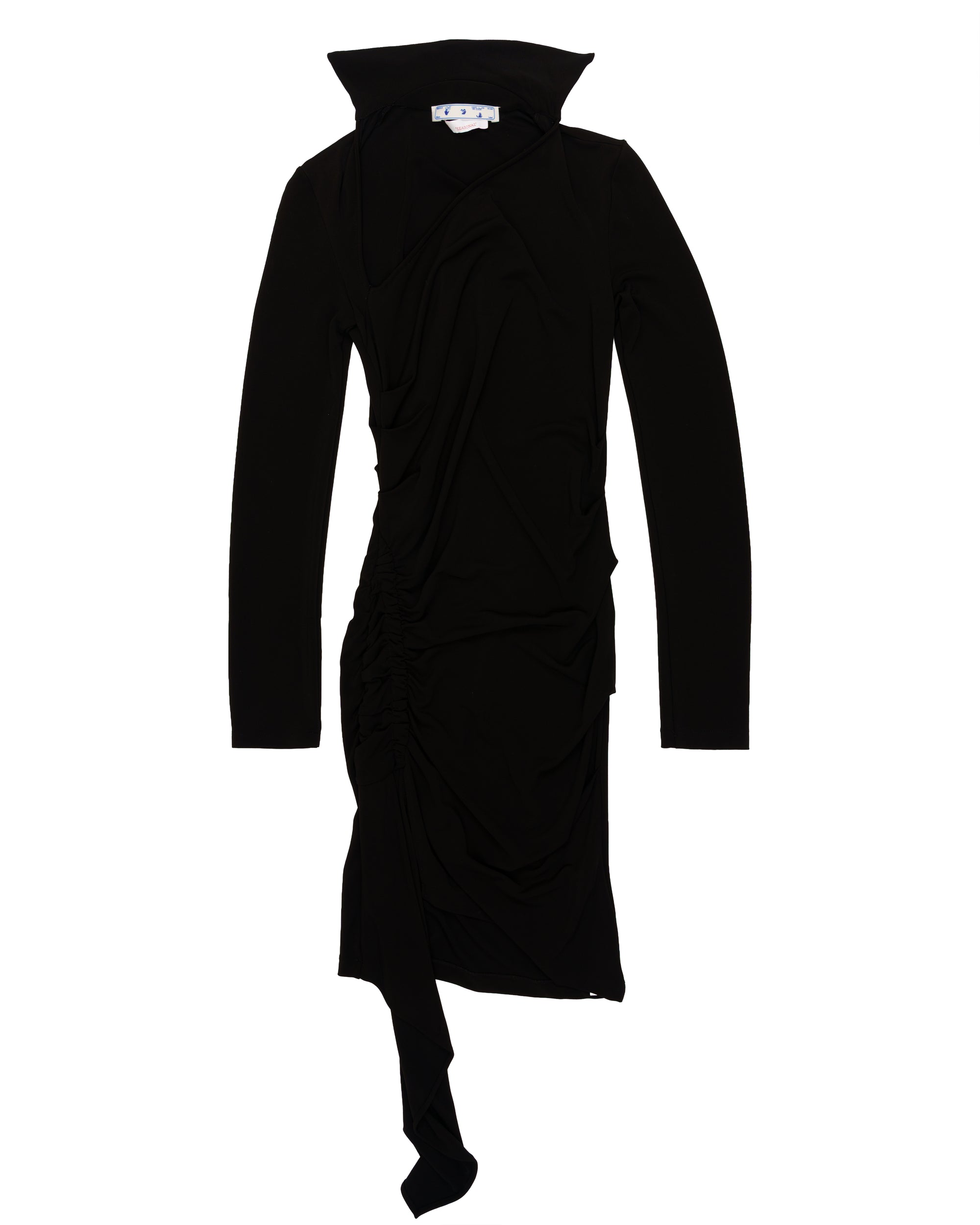 Off-White seasonal mini draped dress