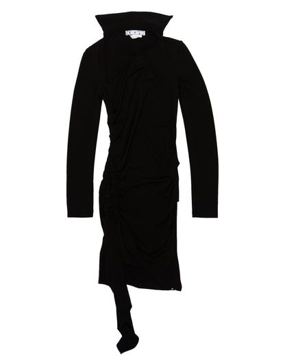 Off-White seasonal mini draped dress