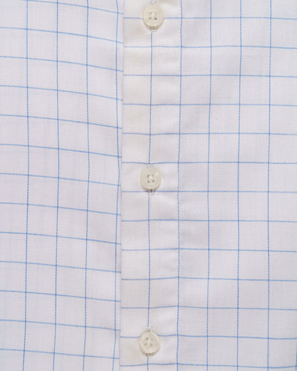 YSL pour homme short sleeve checkered shirt Yves Saint Laurent