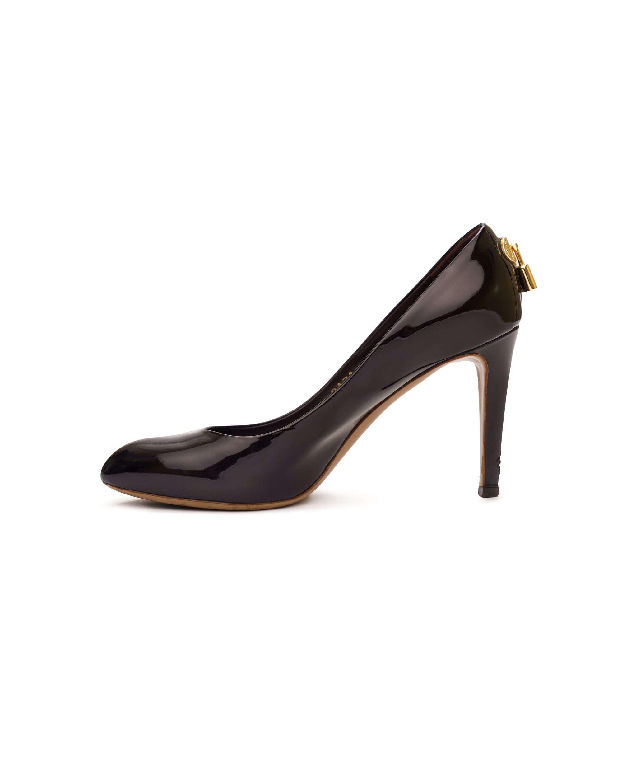 Louis Vuitton Oh Really! Padlock Pumps Burgundy