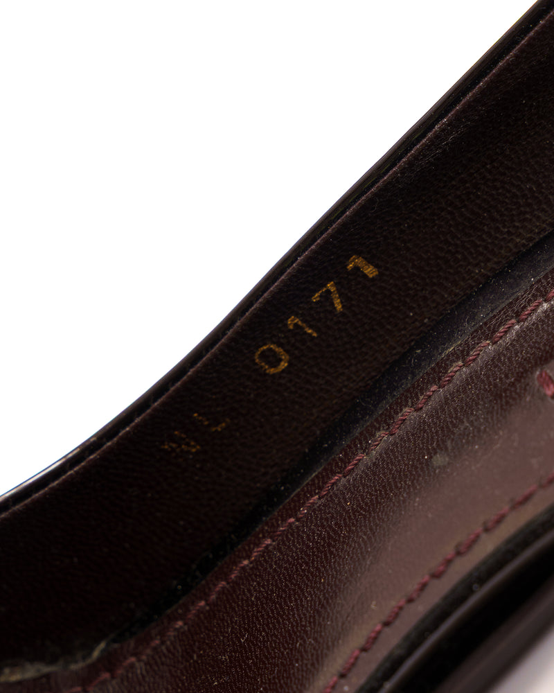 Louis Vuitton Oh Really! Padlock Pumps Burgundy thumbnail
