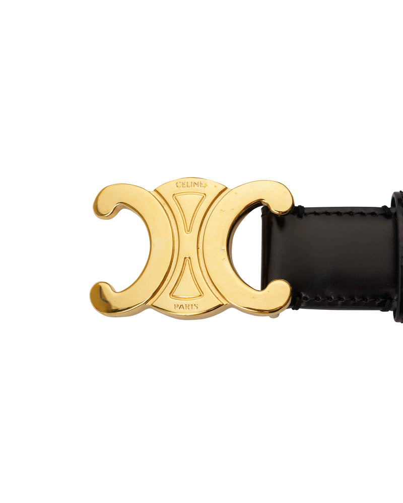 Celine Triomphe Belt Black thumbnail