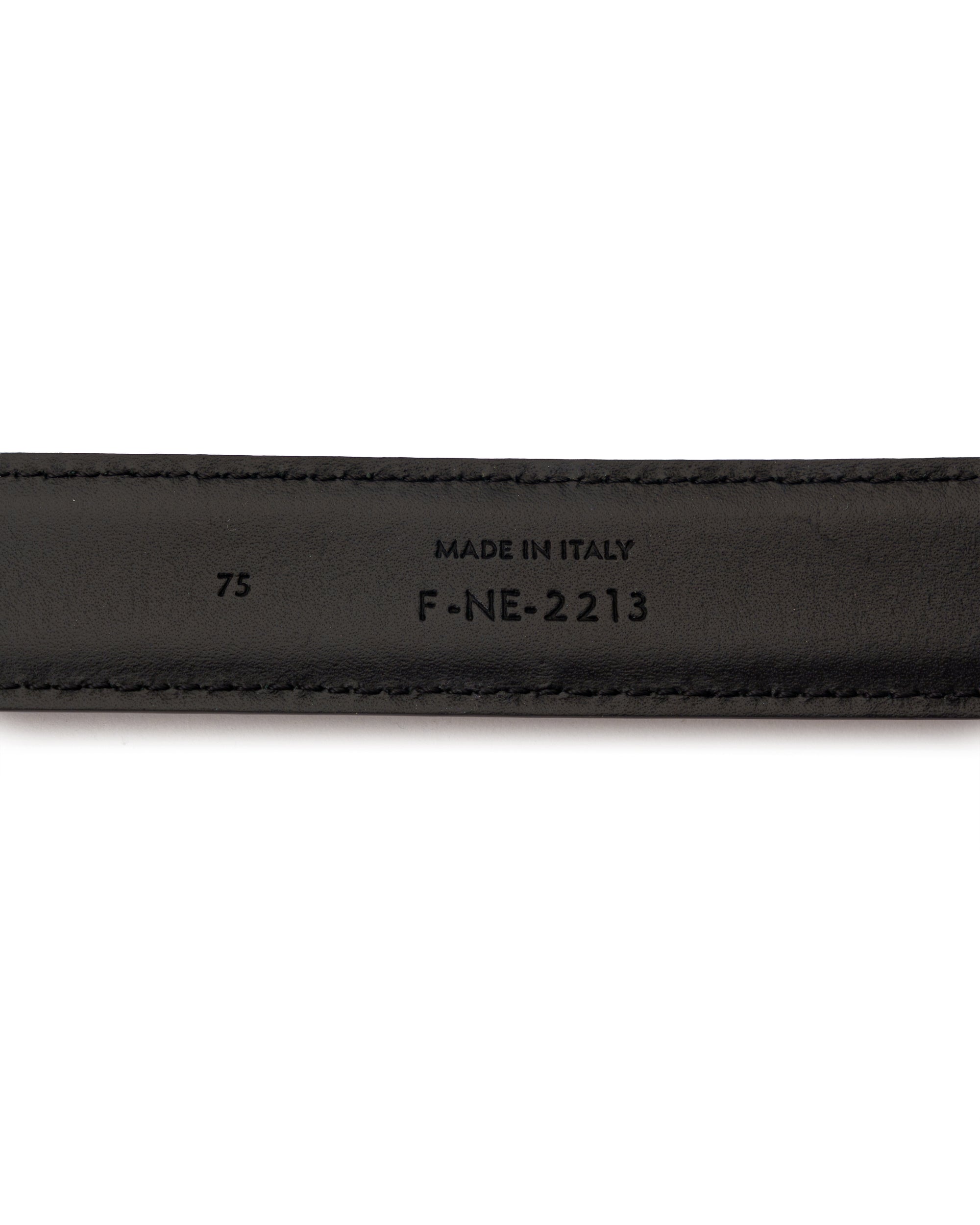Celine Triomphe Belt Black