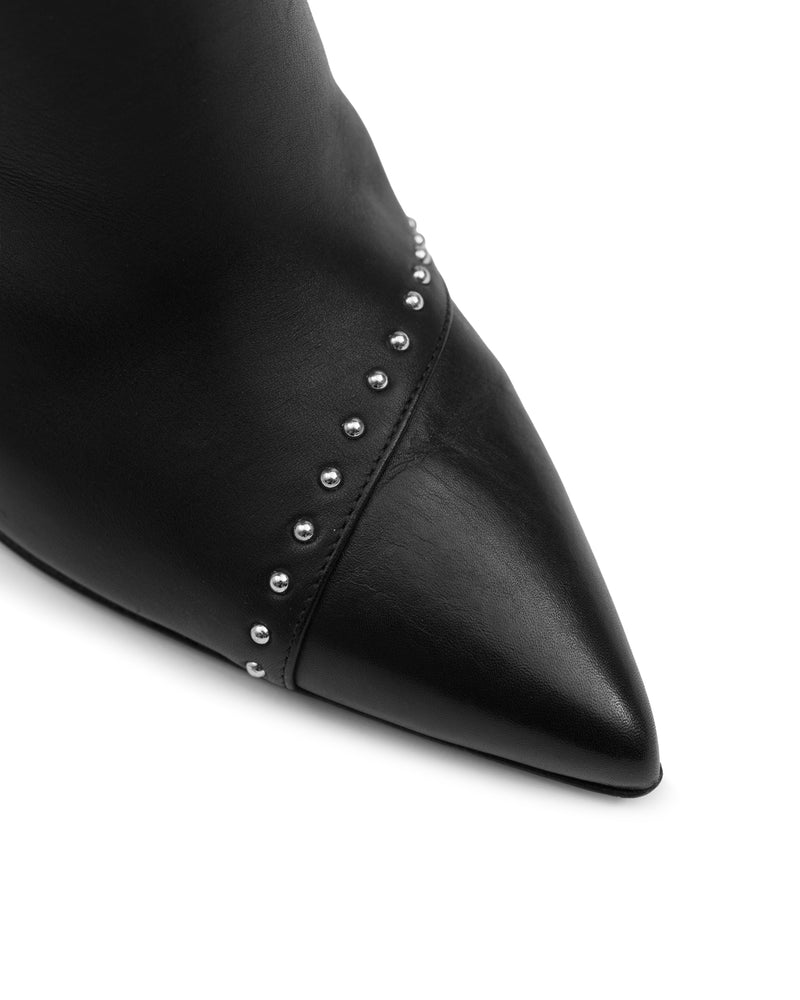 Givenchy Elegant Studded Ankle Boots black leather thumbnail