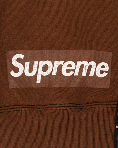 Supreme x Number (N)ine patchwork zip up hoodie