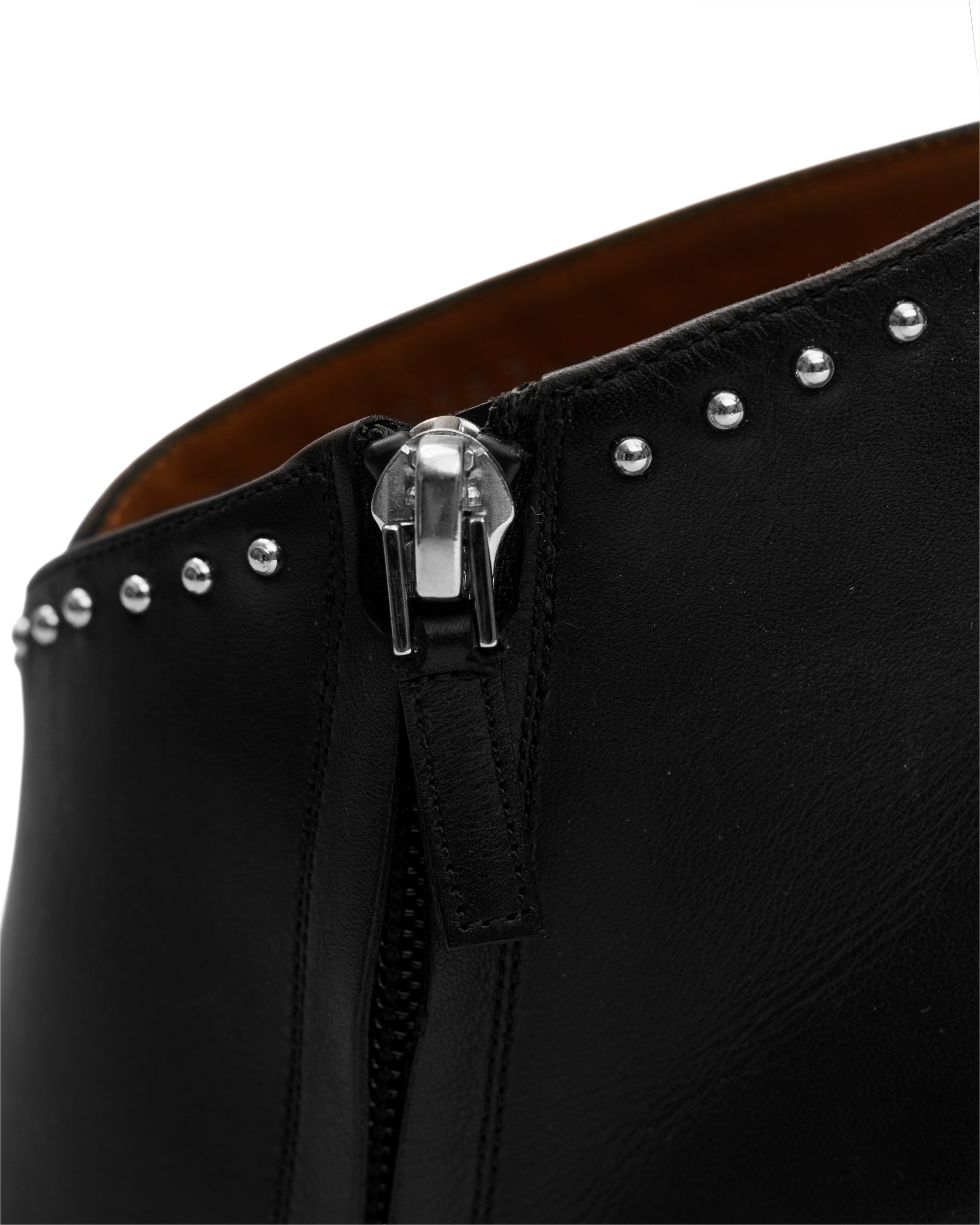 Givenchy Elegant Studded Ankle Boots black leather