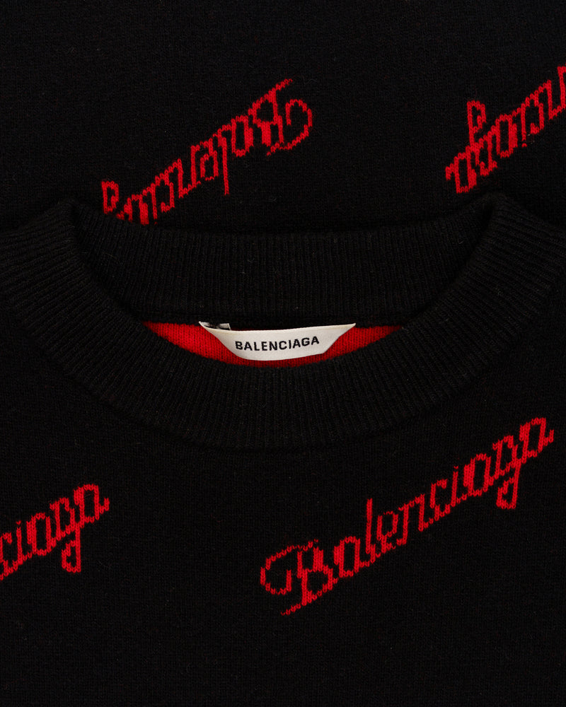 Balenciaga logo sweater thumbnail