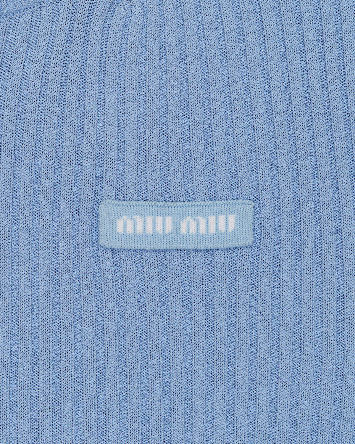 Miu Miu ribbed knit cropped cardigan