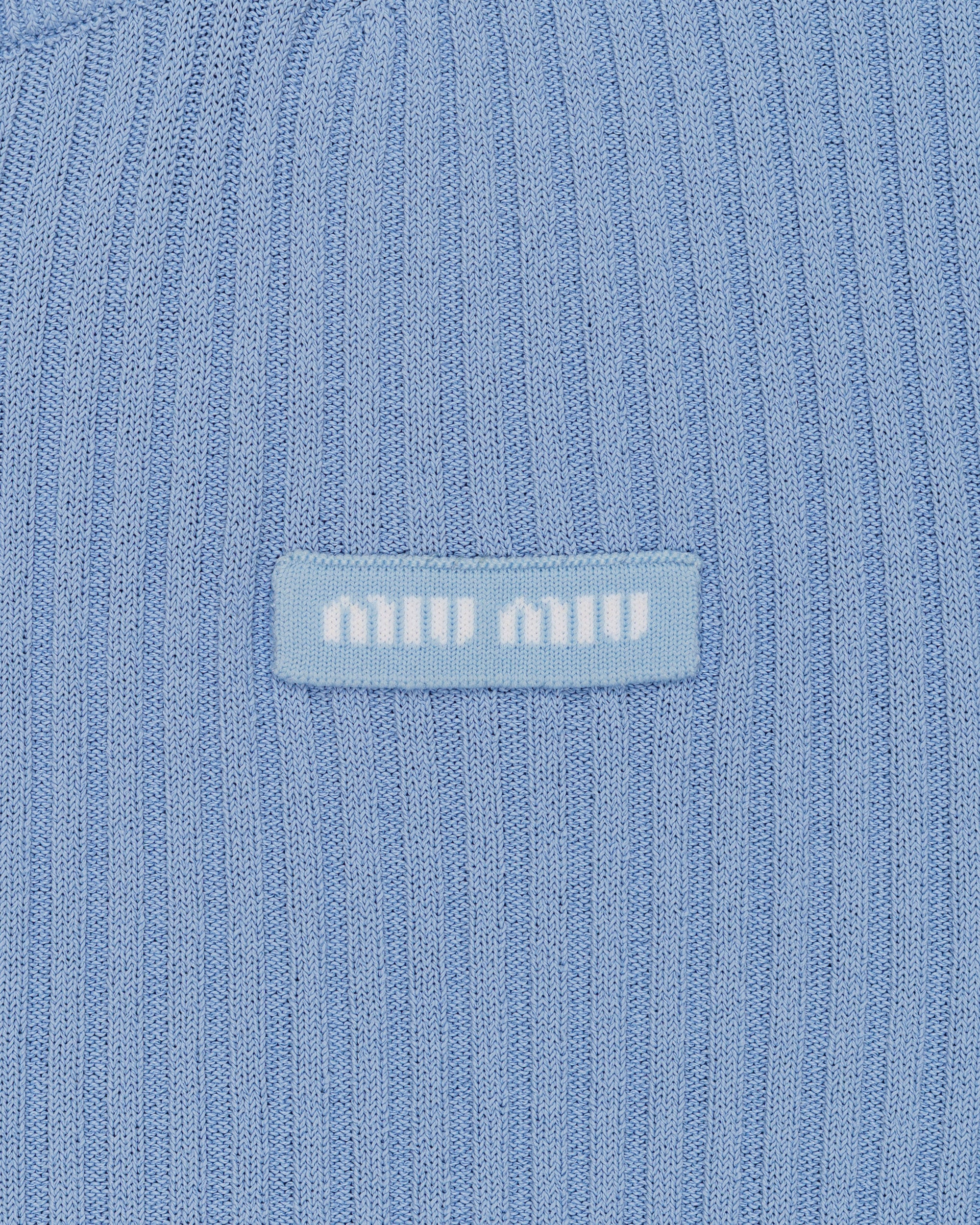 Miu Miu ribbed knit cropped cardigan