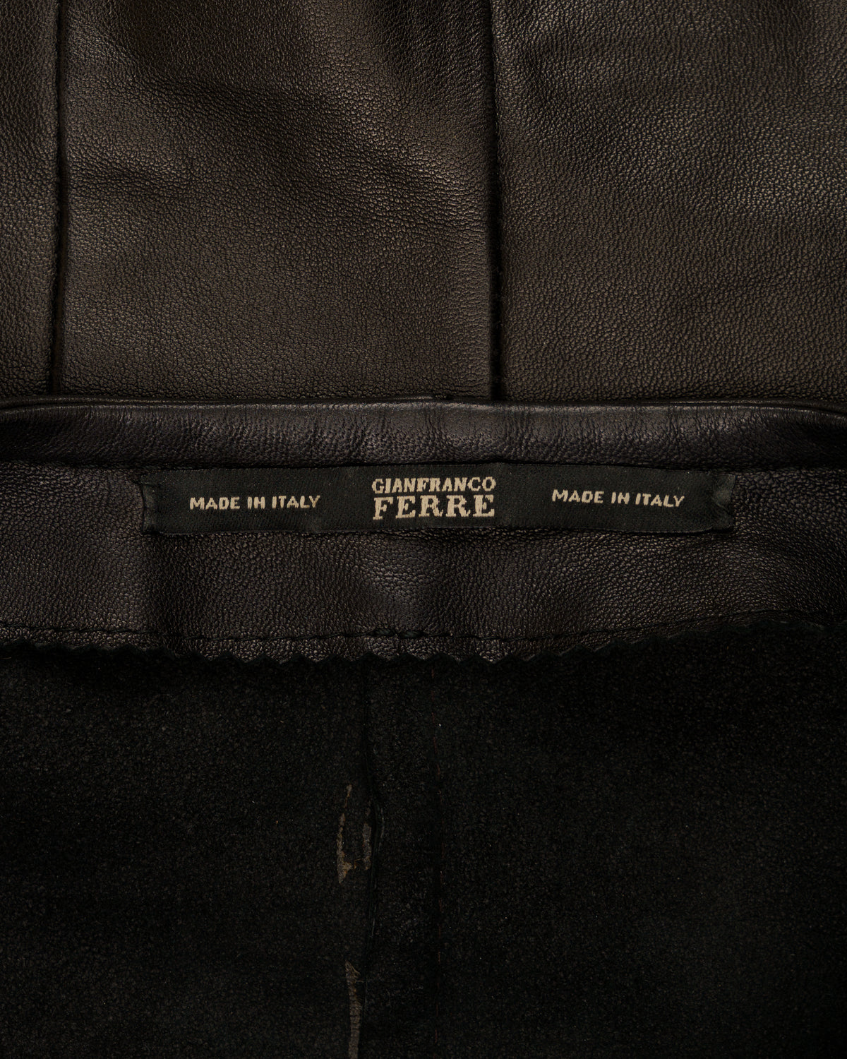 Gianfranco ferre  leather jacket