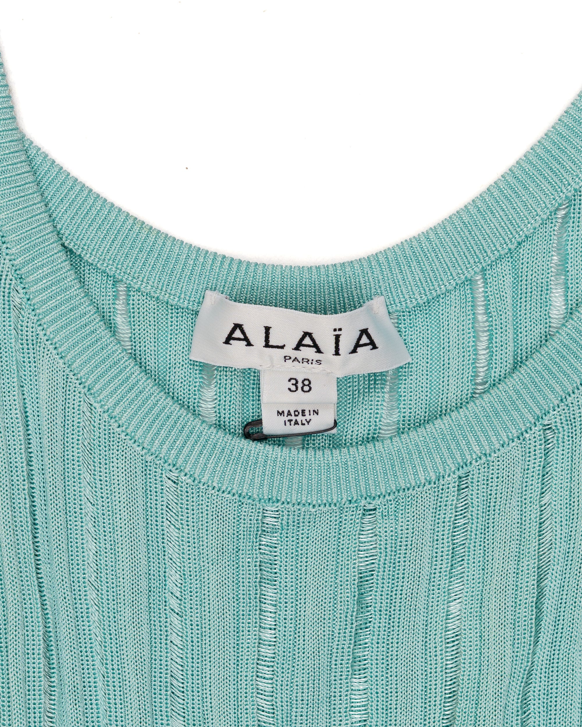 Alaïa Alaïa Open-knit minidress