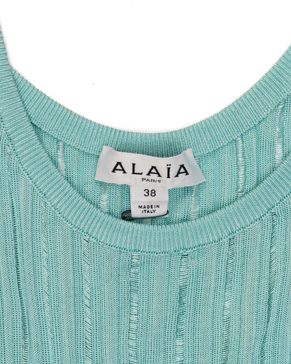 Alaïa Alaïa Open-knit minidress