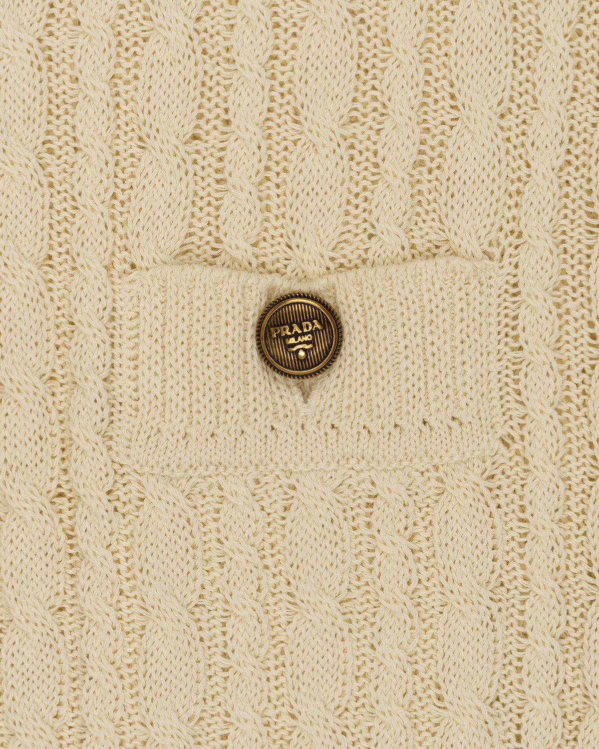 Prada cable knit jumper