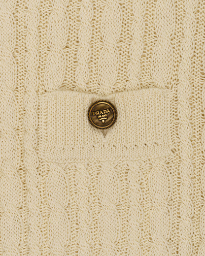 Prada cable knit jumper