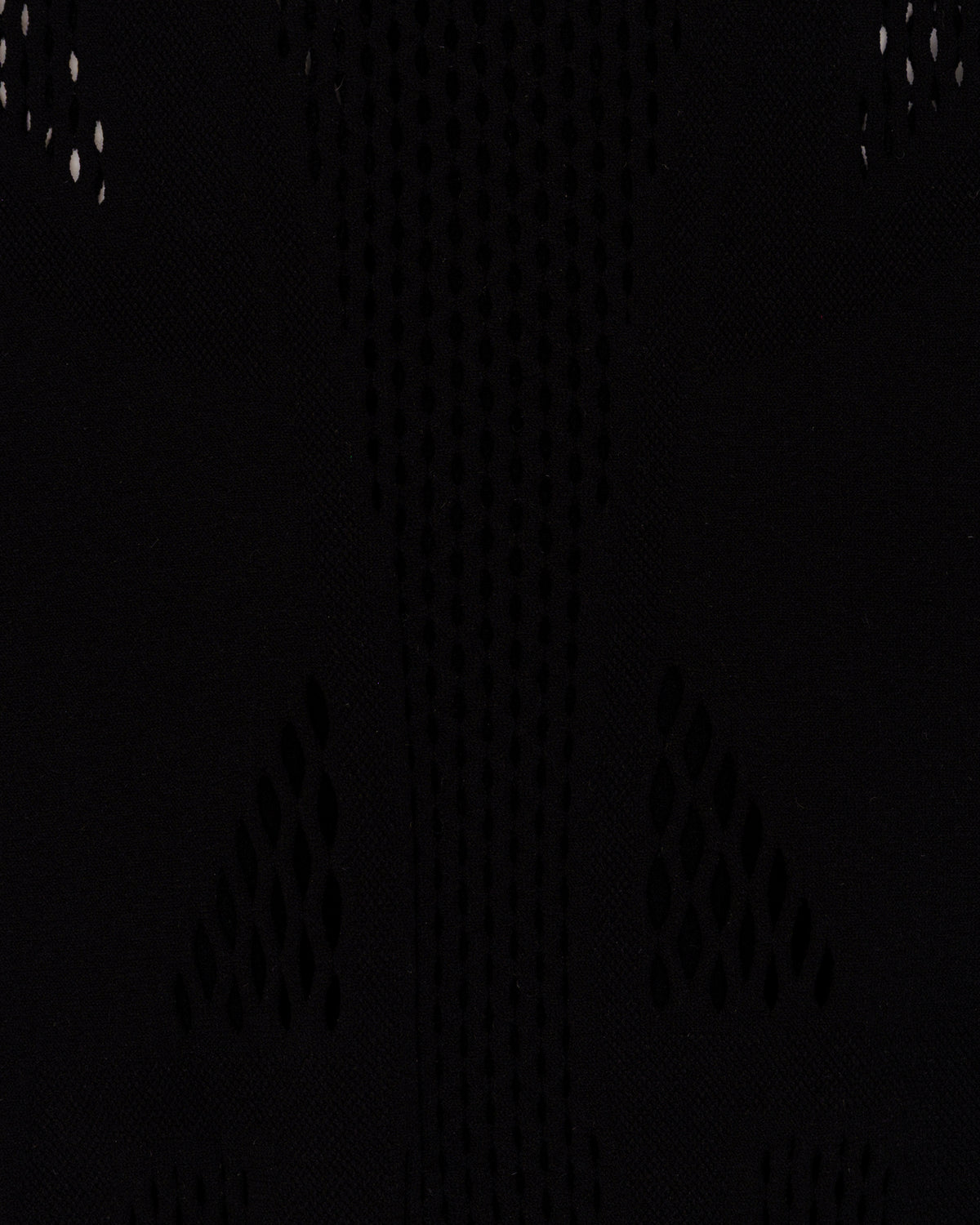 The Attico Mesh Bodysuit Black