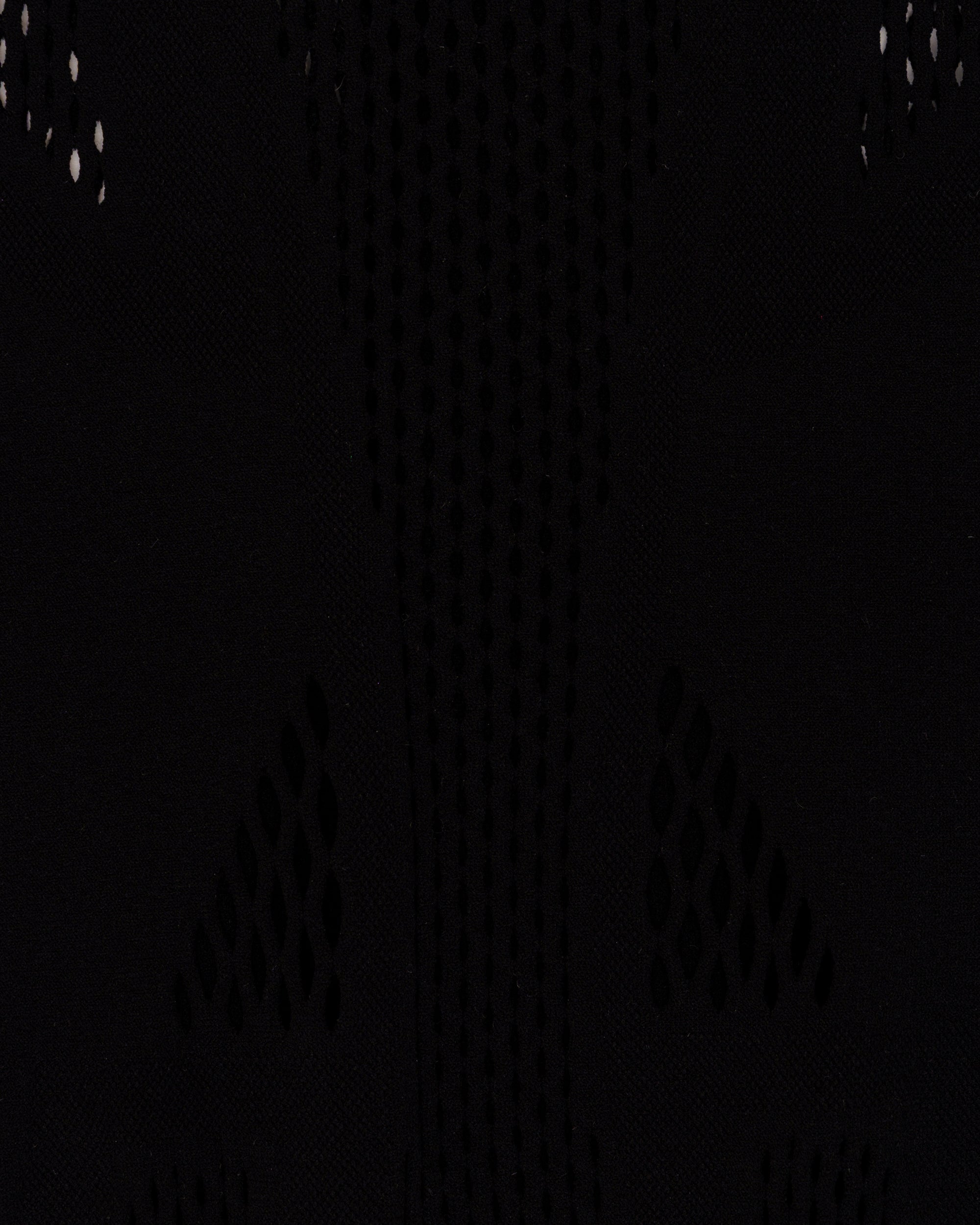 The Attico Mesh Bodysuit Black