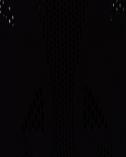 The Attico Mesh Bodysuit Black
