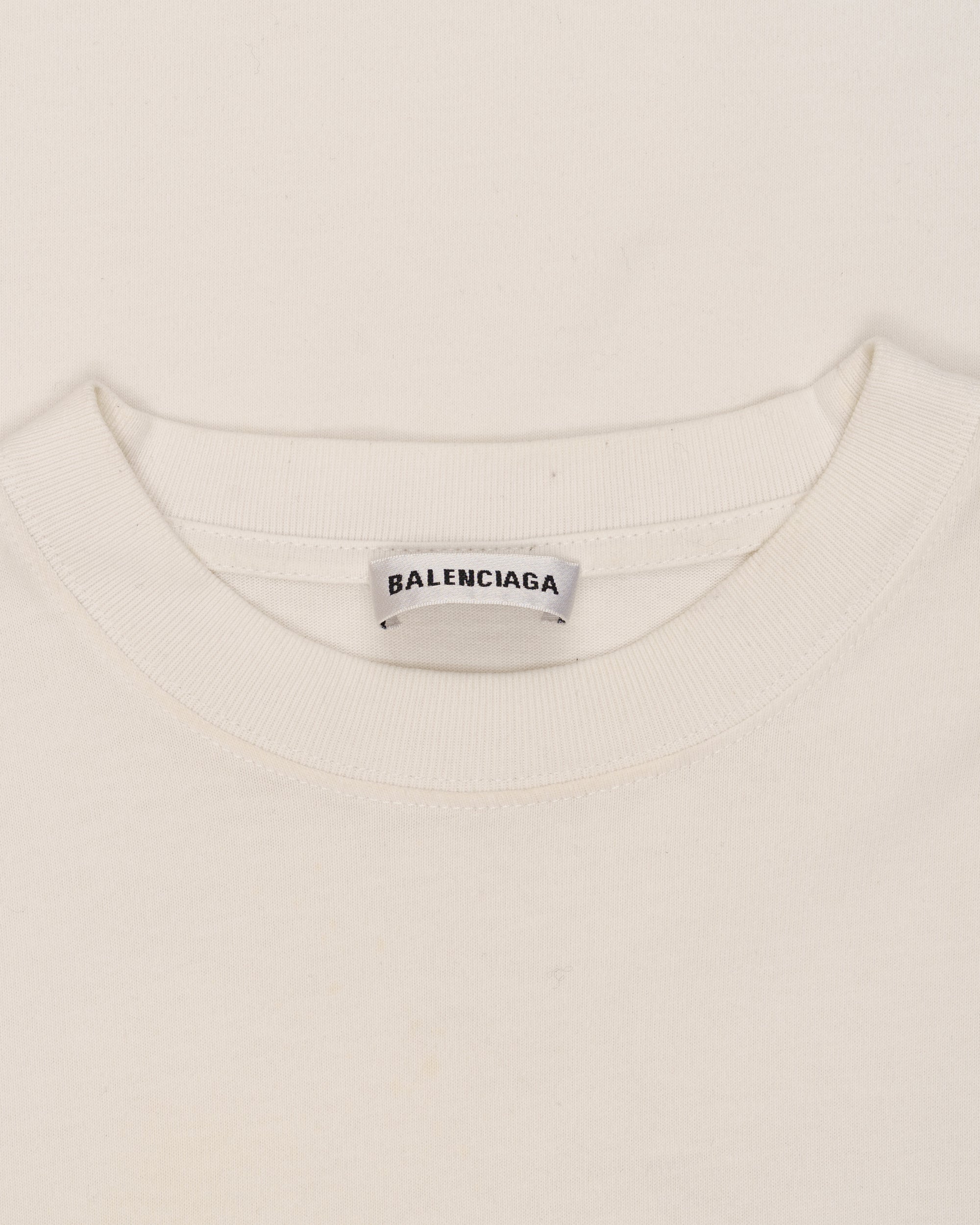 Balenciaga New Copyright Logo Tee White