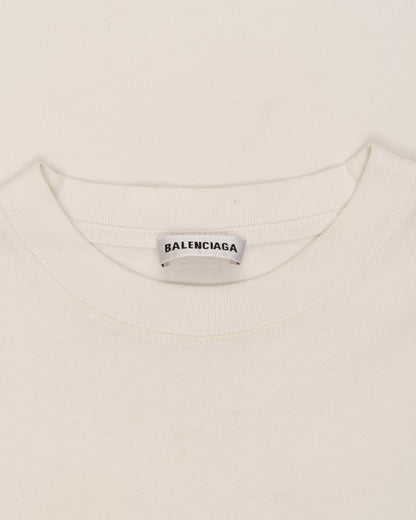Balenciaga New Copyright Logo Tee White