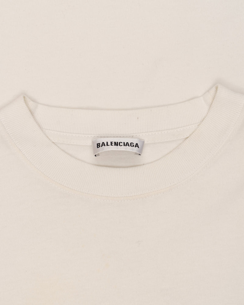 Balenciaga New Copyright Logo Tee White thumbnail