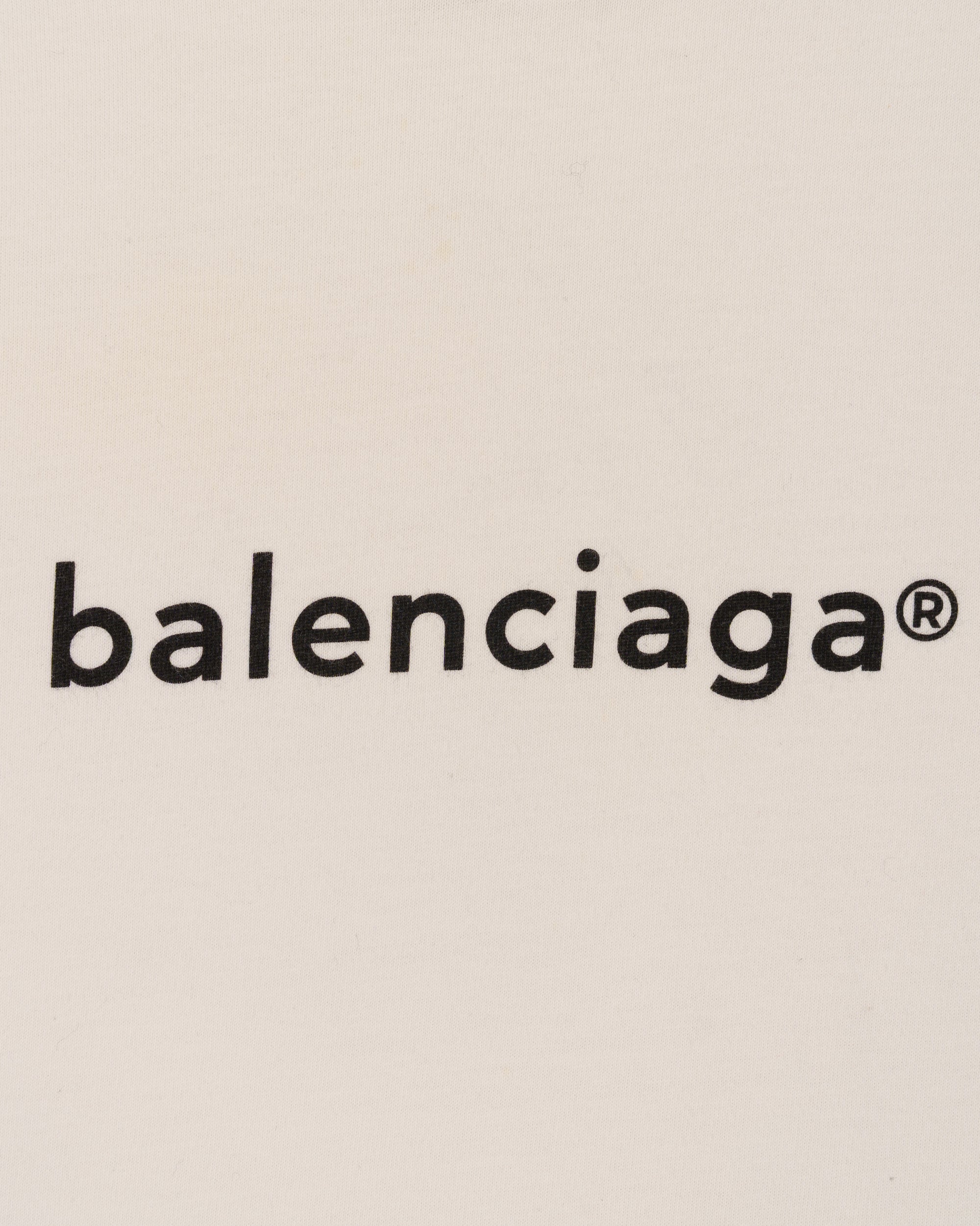 Balenciaga New Copyright Logo Tee White