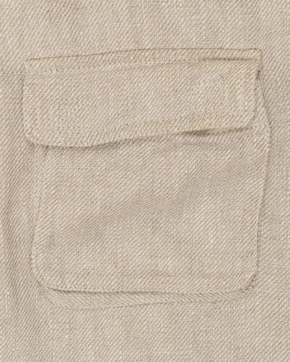 MISBHV linen multipocket cargo shorts