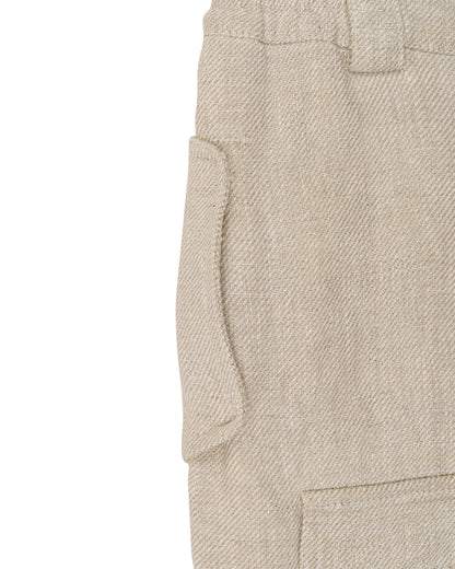 MISBHV linen multipocket cargo shorts