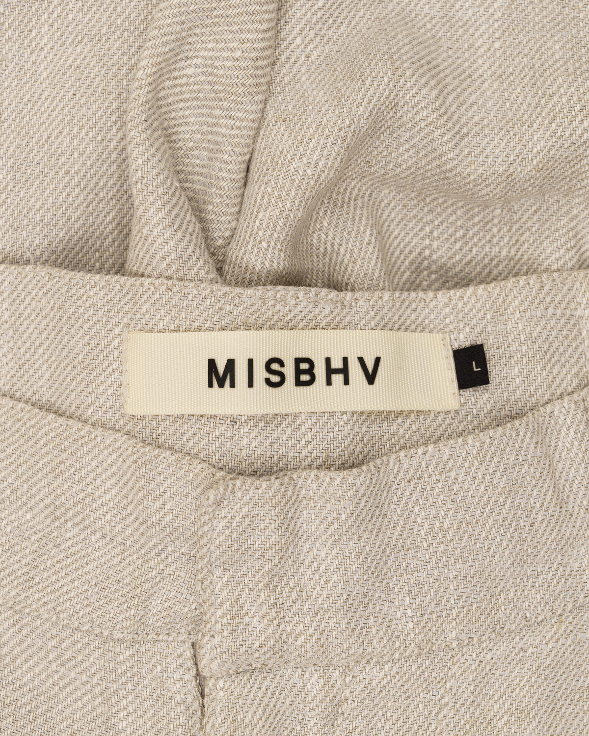 MISBHV linen multipocket cargo shorts