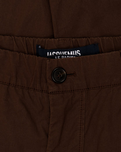 Jacquemus "Le Papier" 'Le Cargo Marrone' brown cargo pants