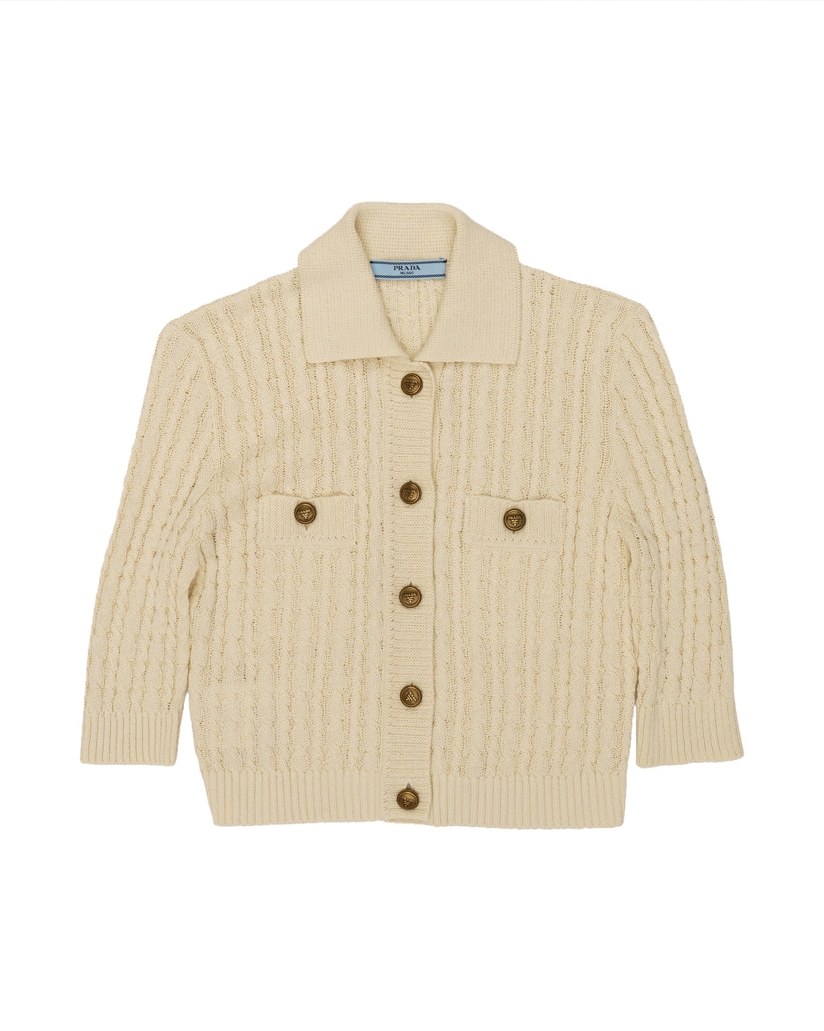Prada cable knit jumper