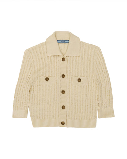 Prada cable knit jumper