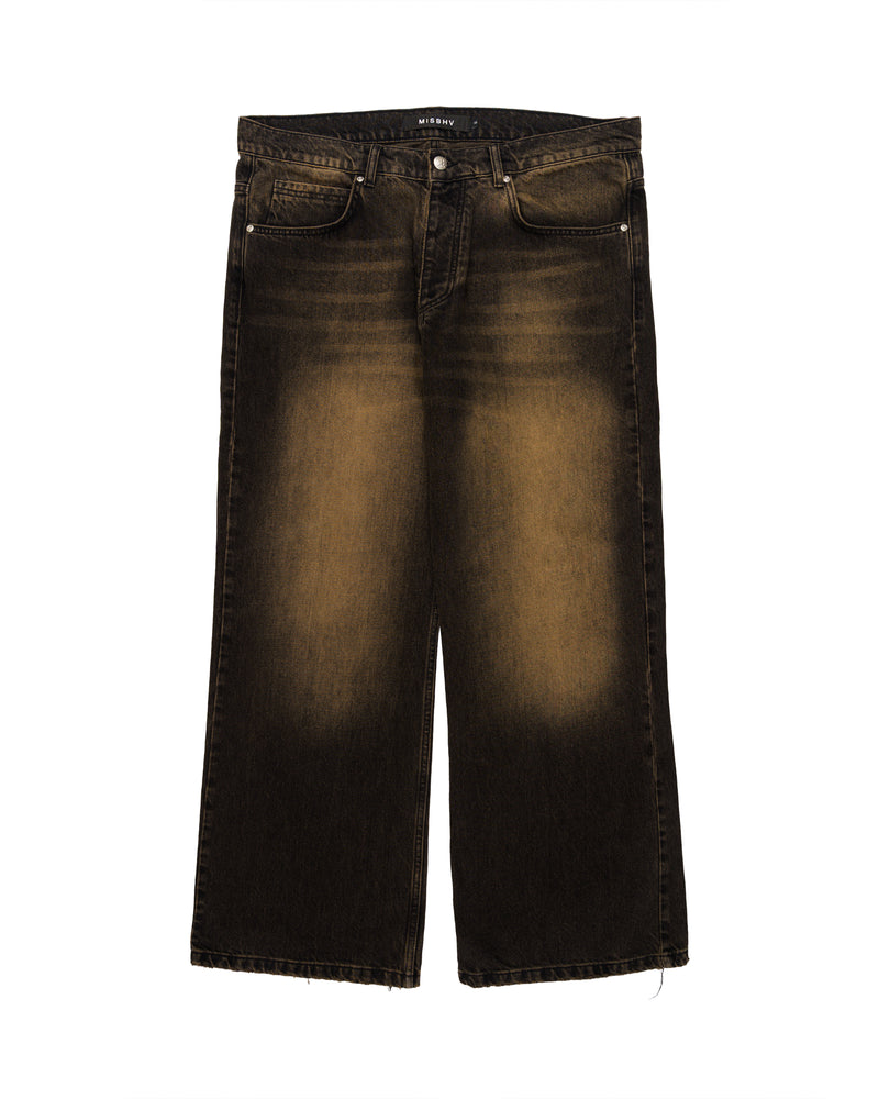 MISBHV grey mud washed denim pants