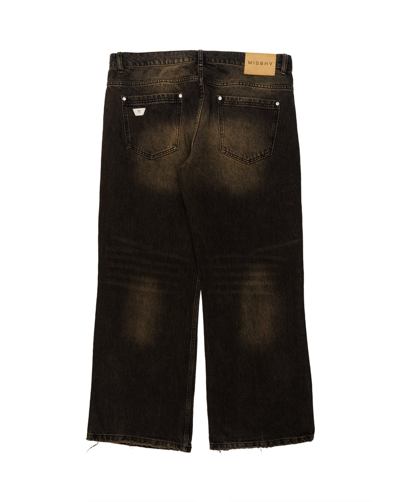 MISBHV grey mud washed denim pants thumbnail
