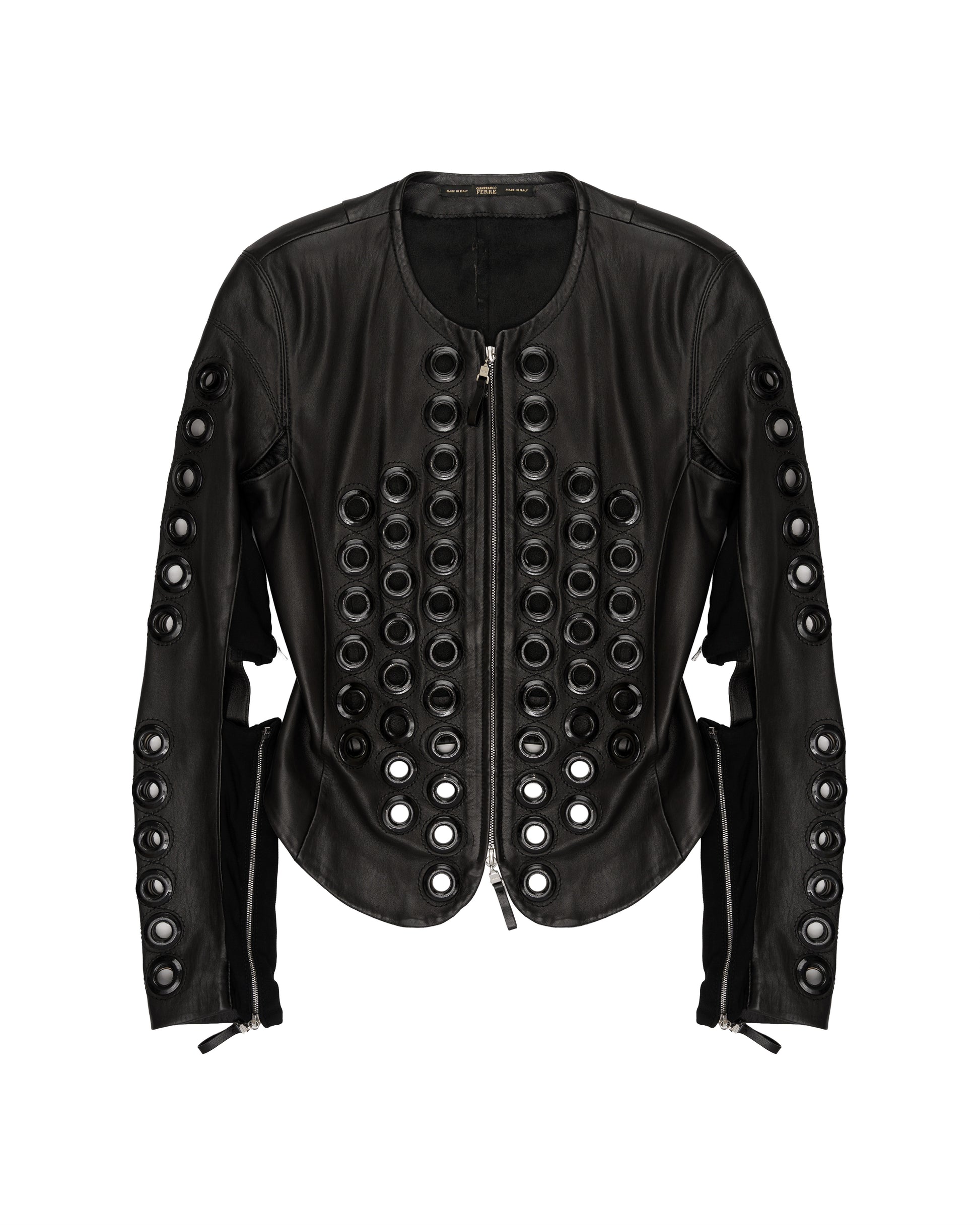 Gianfranco ferre  leather jacket heathen.store