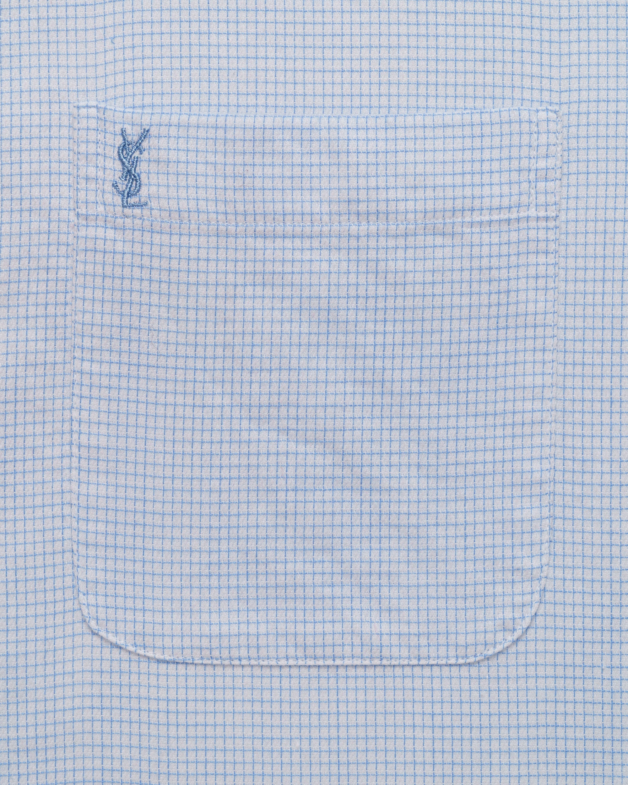 YSL pour homme checked shirt