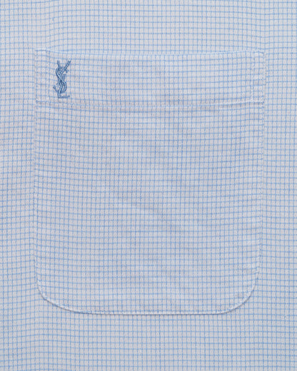 YSL pour homme checked shirt