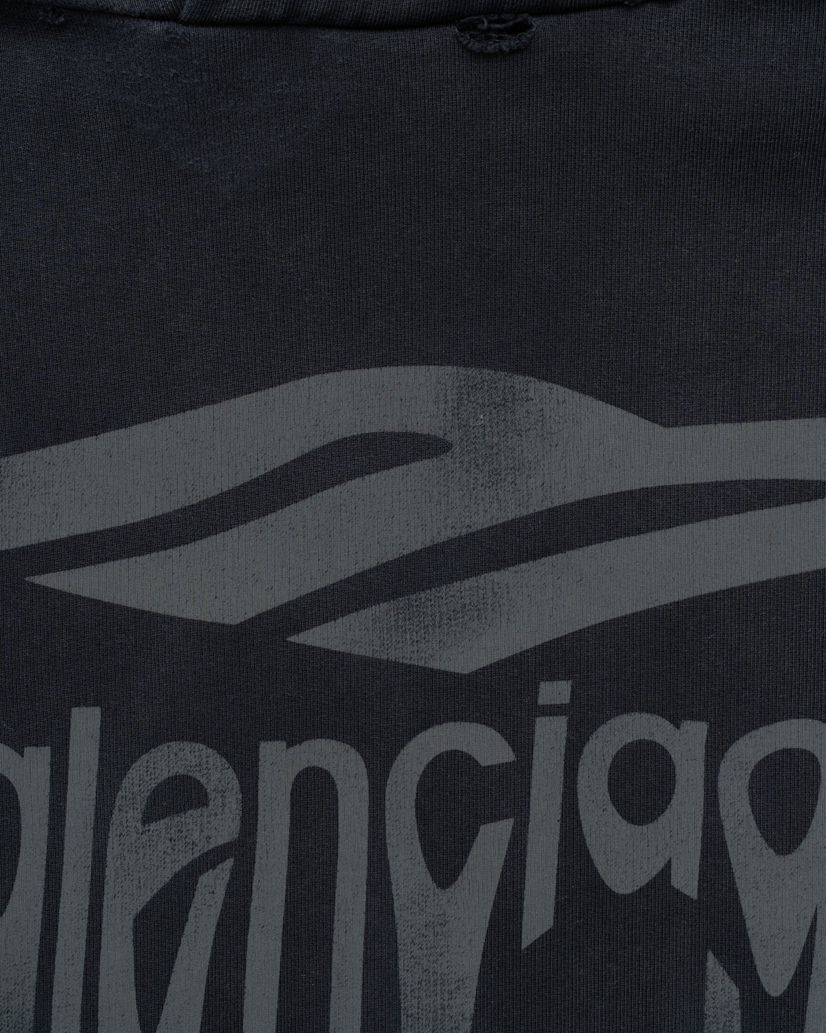 Balenciaga 3B liquified molleton archetype hoodie