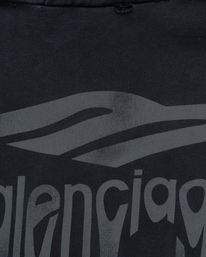 Balenciaga 3B liquified molleton archetype hoodie Balenciaga