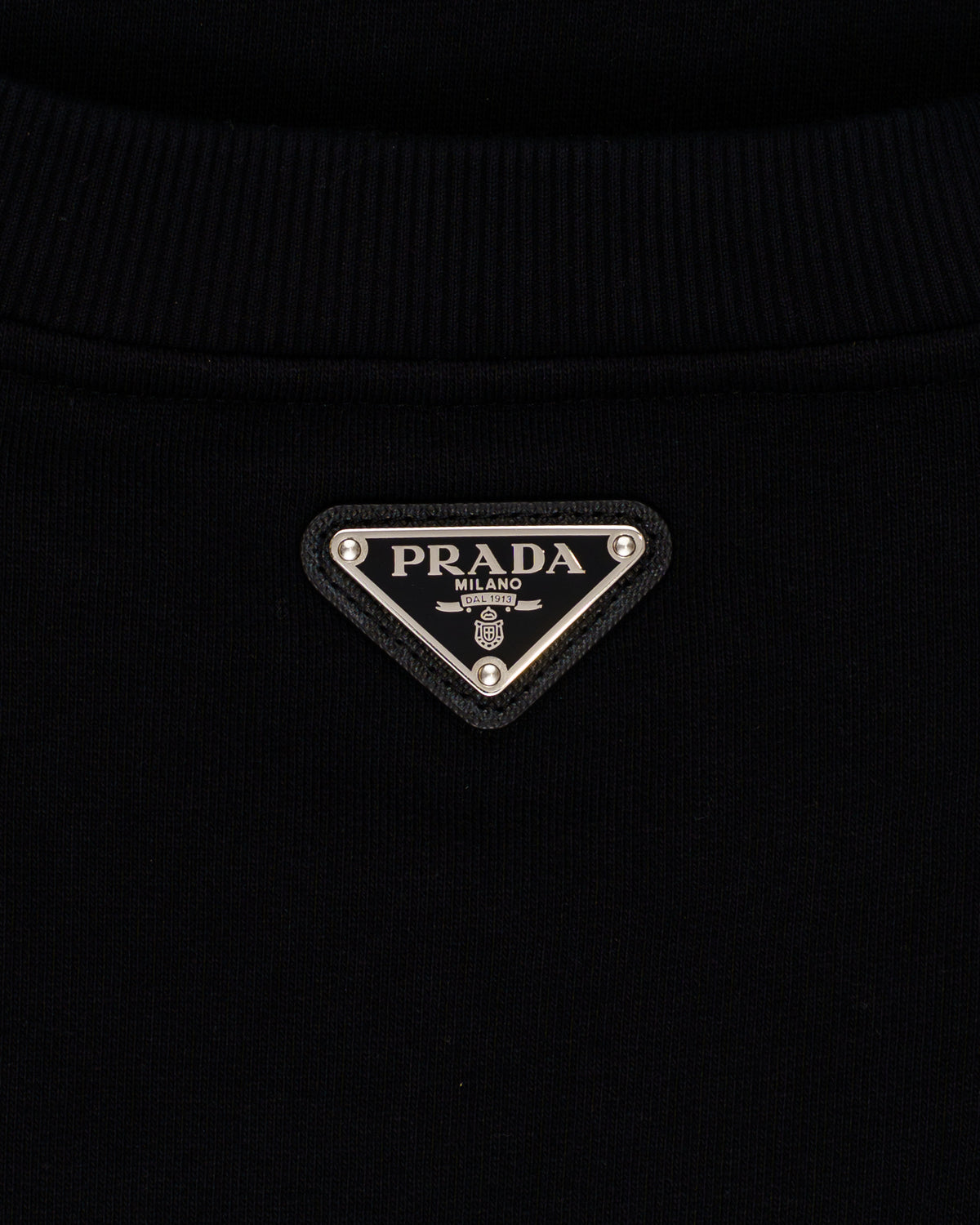 Prada Sealife Marine logo-printed crewneck sweatshirt