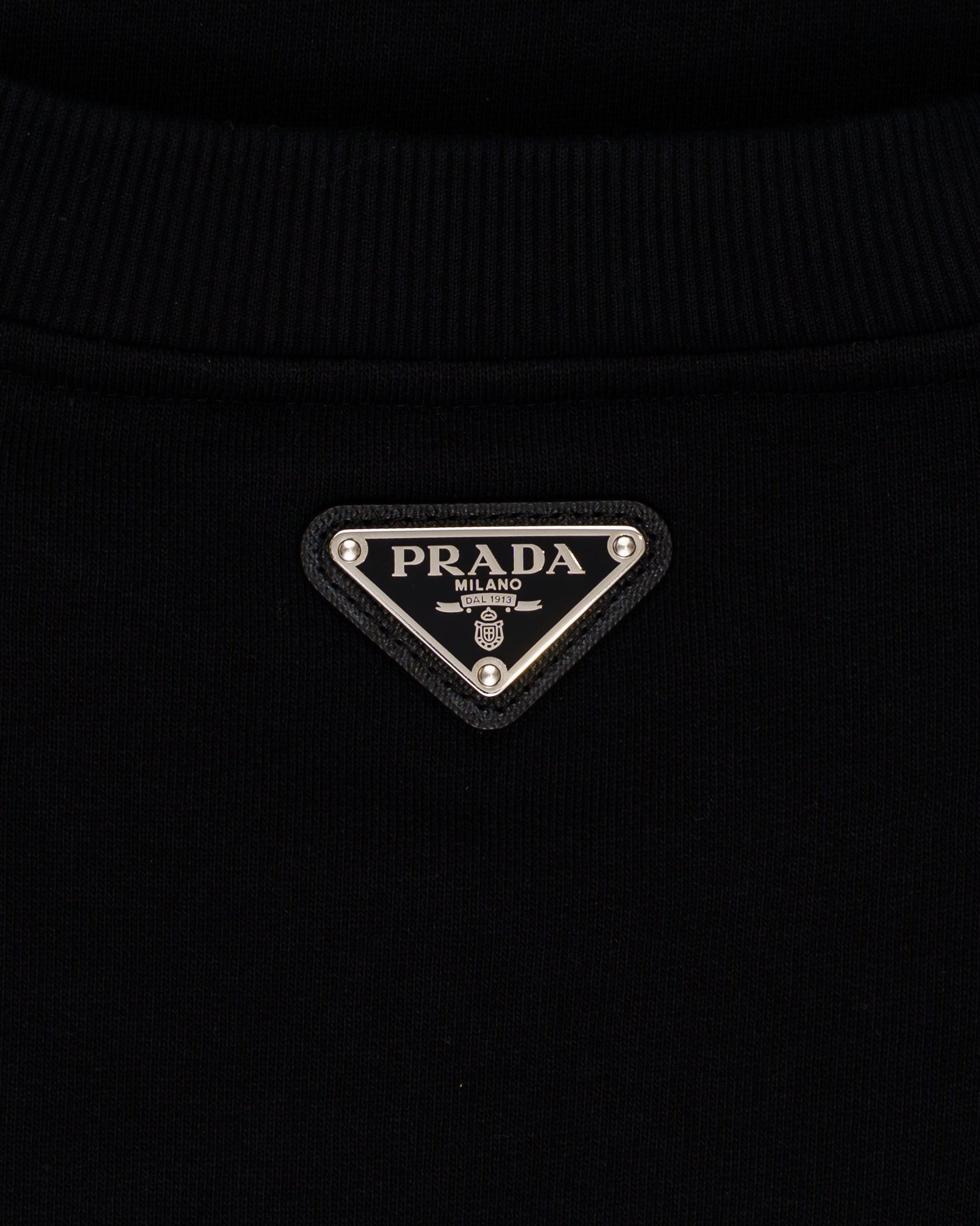 Prada Sealife Marine logo-printed crewneck sweatshirt