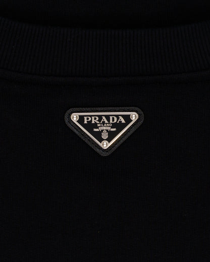 Prada Sealife Marine logo-printed crewneck sweatshirt