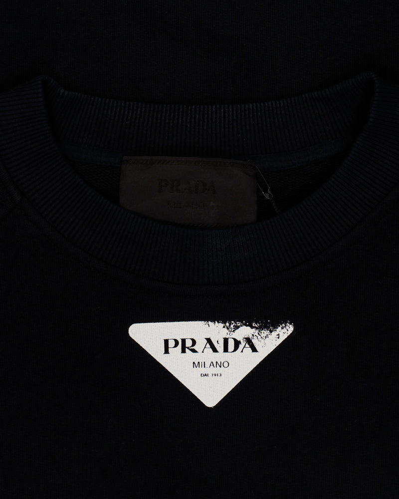 Prada Sealife Marine logo-printed crewneck sweatshirt thumbnail