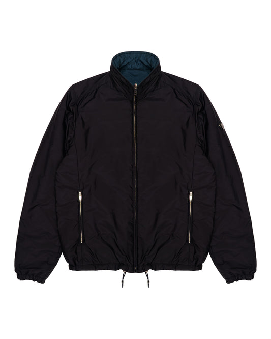 Prada nylon reversible zip jacket Prada